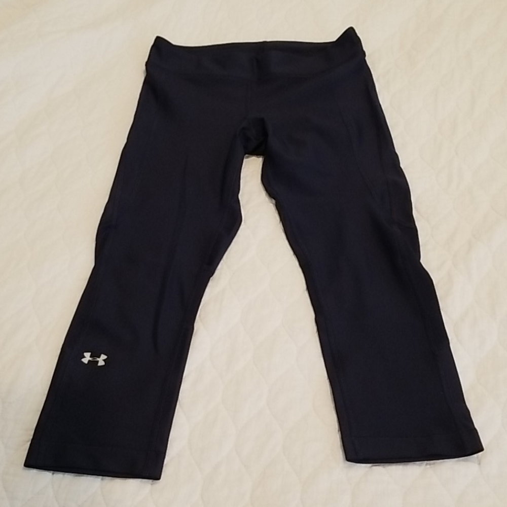 Under Armour Navy Team Capri Length Tights